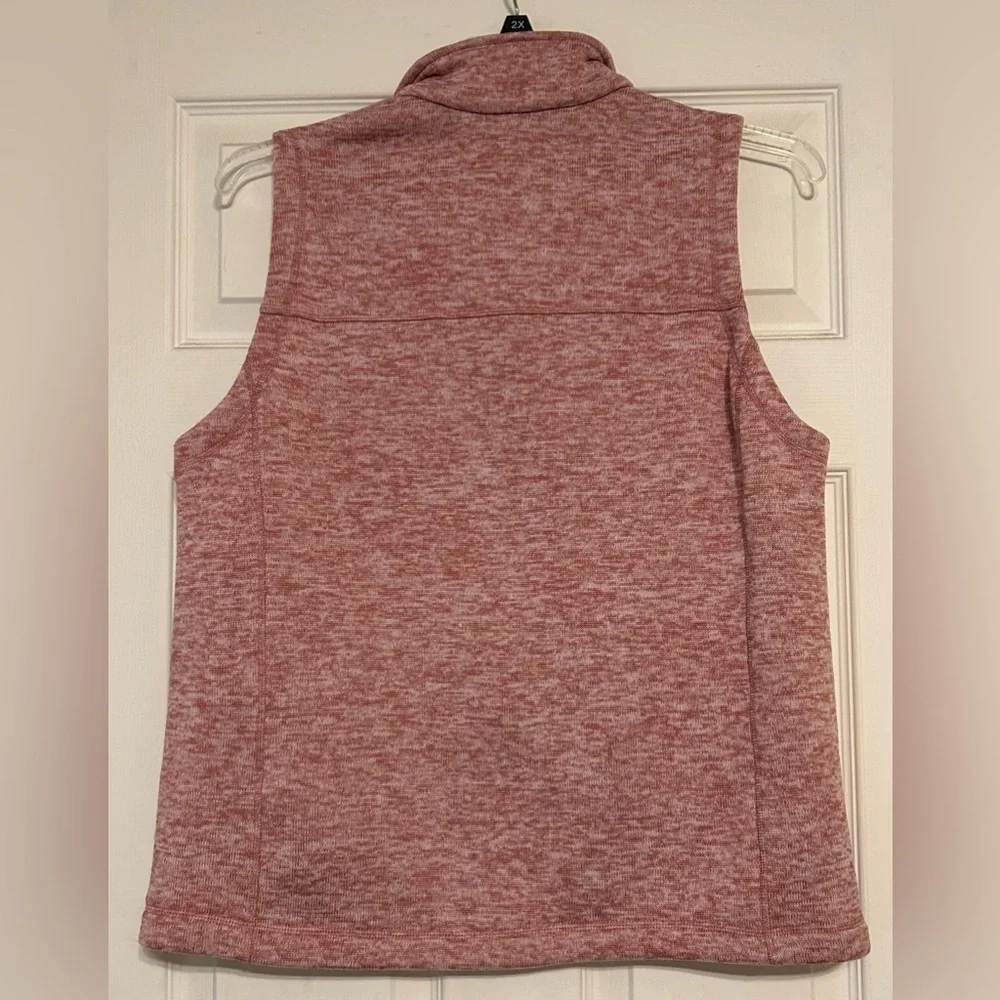 Lands' End Heathered Pink Vest - Picture 2 of 3